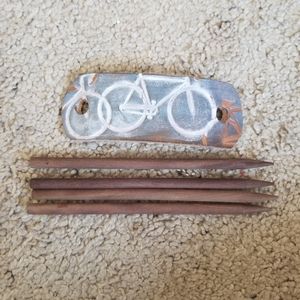 Leather hair accessory